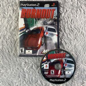 Burnout (Sony PlayStation 2, 2001) PS2 Disc and Case Racing Game Acclaim